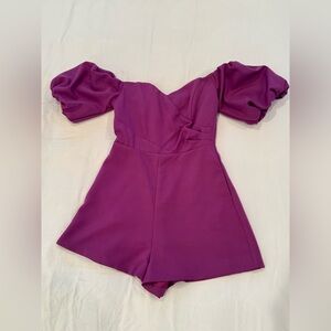 Off the shoulder women’s romper